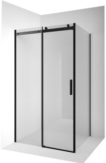 Душевой уголок Ambassador Benefit 19021202HB-110HB 130x110см чёрный/прозрачное